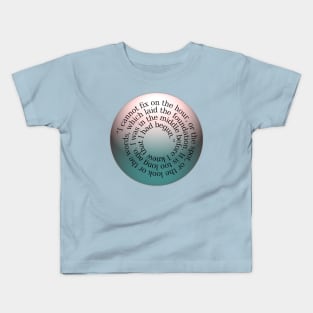 Jane Austen Pride and Prejudice Quote Spiral Kids T-Shirt